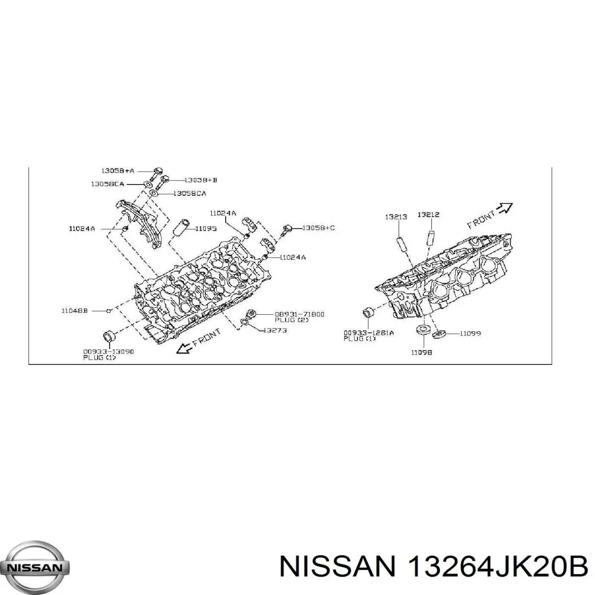  Tapa De La Valvula Izquierda para Infiniti FX S51