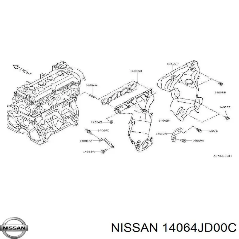 14064JD00C Nissan 