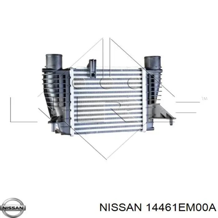 14461EM00A Nissan radiador de aire de admisión