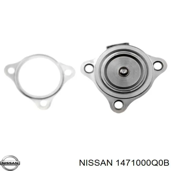 1471000Q0B Nissan válvula, agr