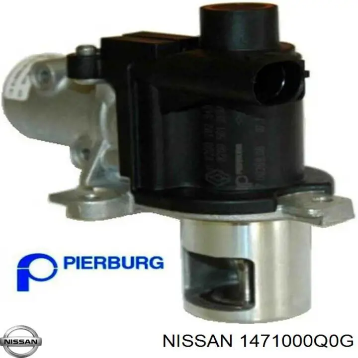 1471000Q0G Nissan válvula, agr