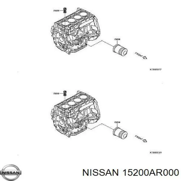  Filtro de aceite para Nissan Q40 