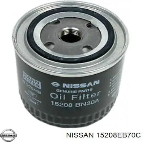 15208EB70C Nissan filtro de aceite