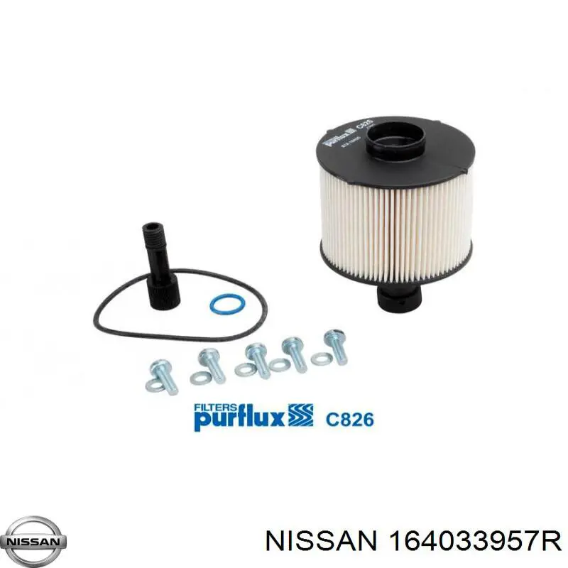 164033957R Nissan filtro combustible