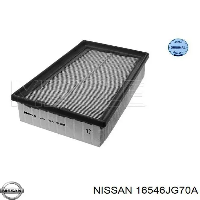 16546JG70A Nissan filtro de aire