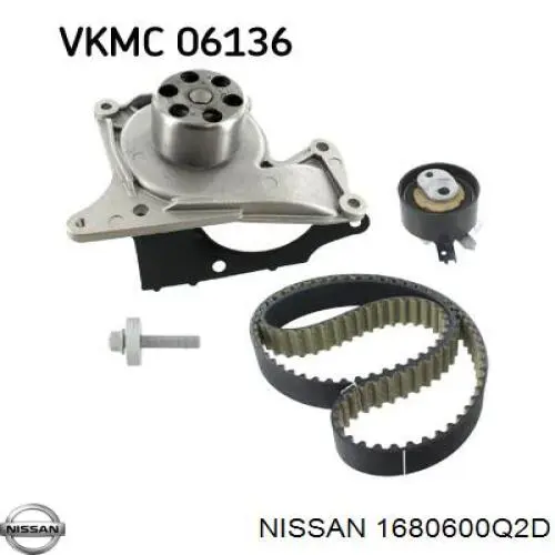 1680600Q2D Nissan kit correa de distribución