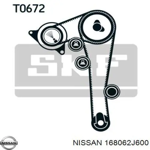 168062J600 Nissan correa distribucion