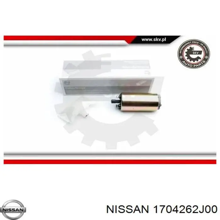 1704262J00 Nissan bomba de combustible eléctrica sumergible