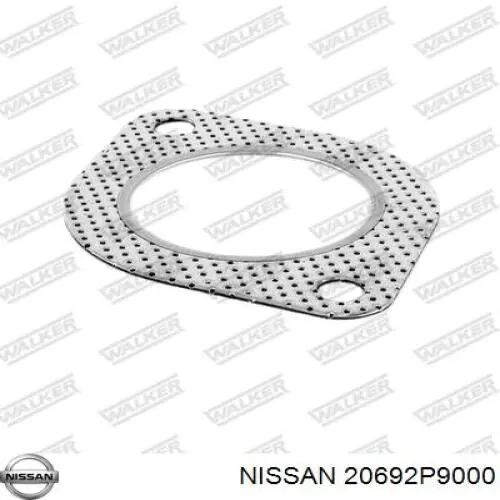 20692P9000 Nissan junta de tubo de escape silenciador