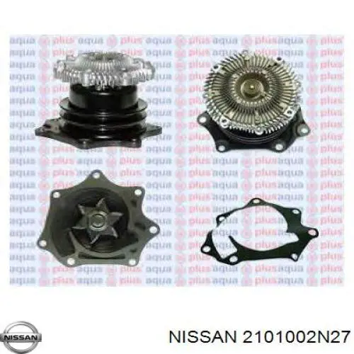 2101002N27 Nissan bomba de agua