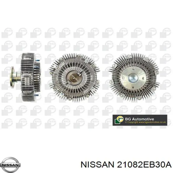 21082EB30A Nissan embrague, ventilador del radiador