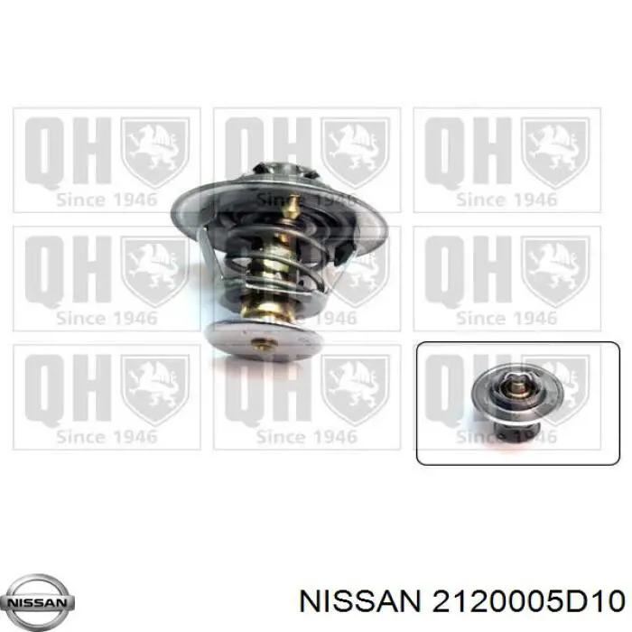 2120005D10 Nissan termostato, refrigerante