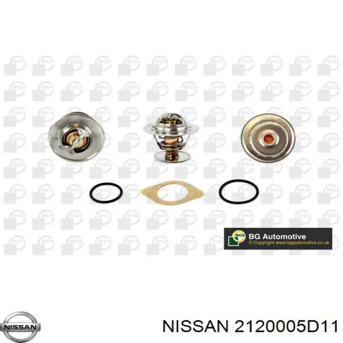 2120005D11 Nissan termostato, refrigerante