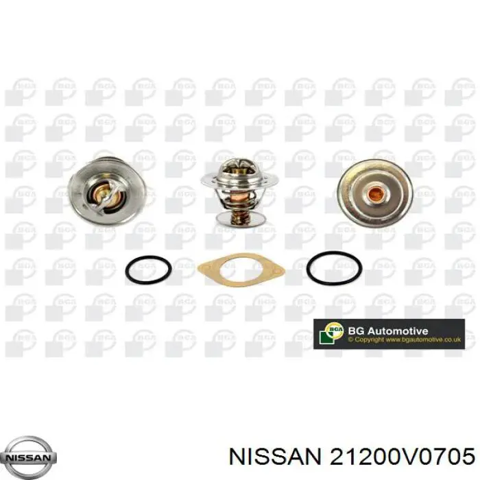 21200V0705 Nissan termostato, refrigerante