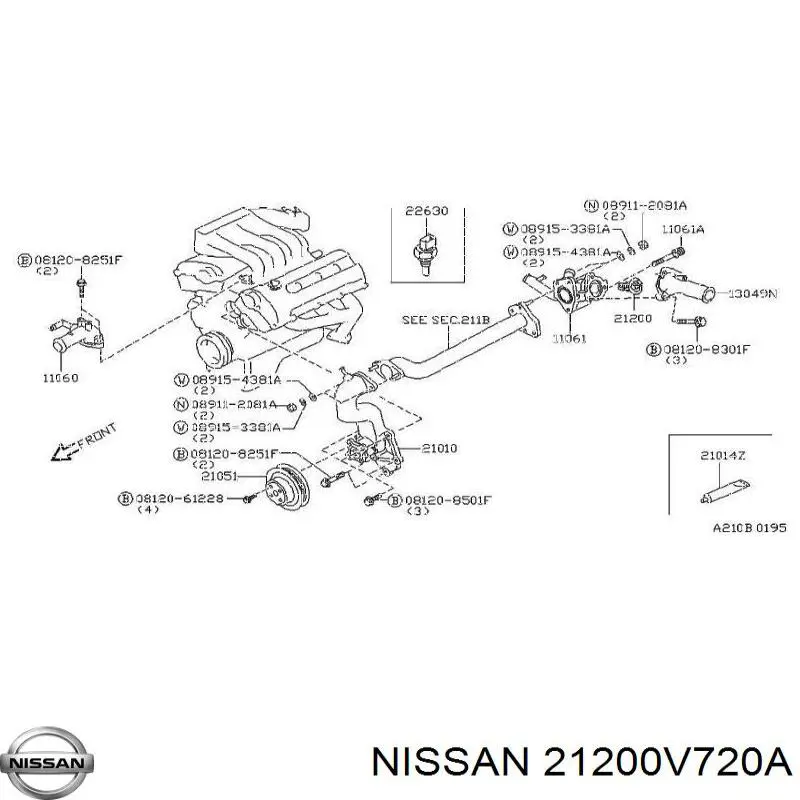 21200V720A Nissan 