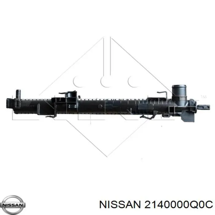 2140000Q0C Nissan radiador refrigeración del motor