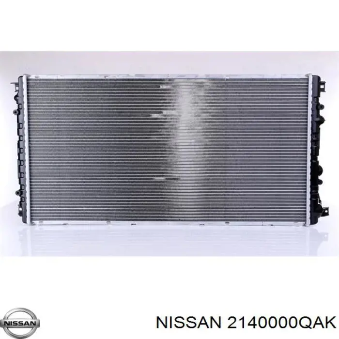 2140000QAK Nissan radiador refrigeración del motor