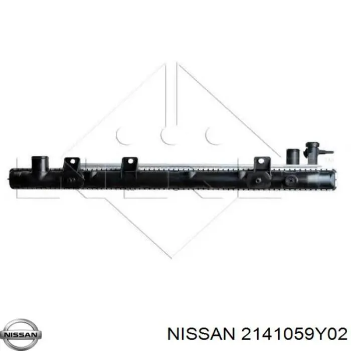 2141059Y02 Nissan radiador refrigeración del motor