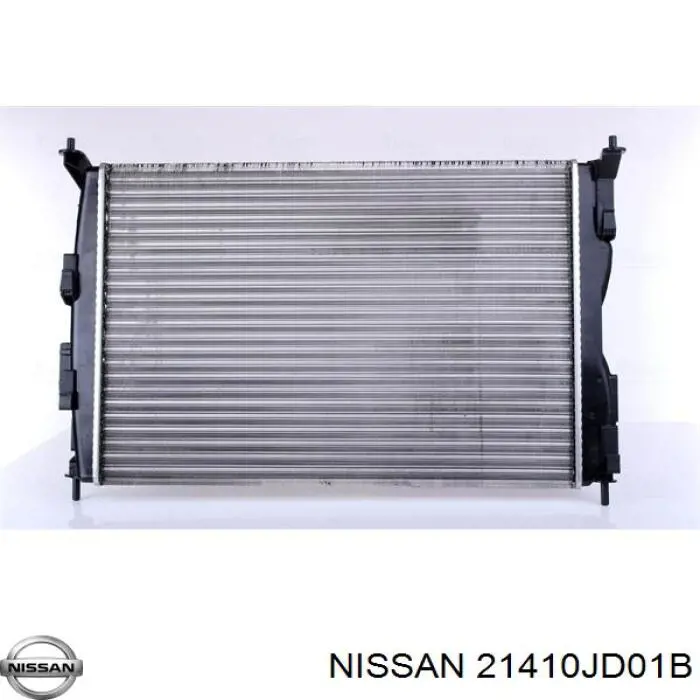 21410JD01B Nissan radiador refrigeración del motor