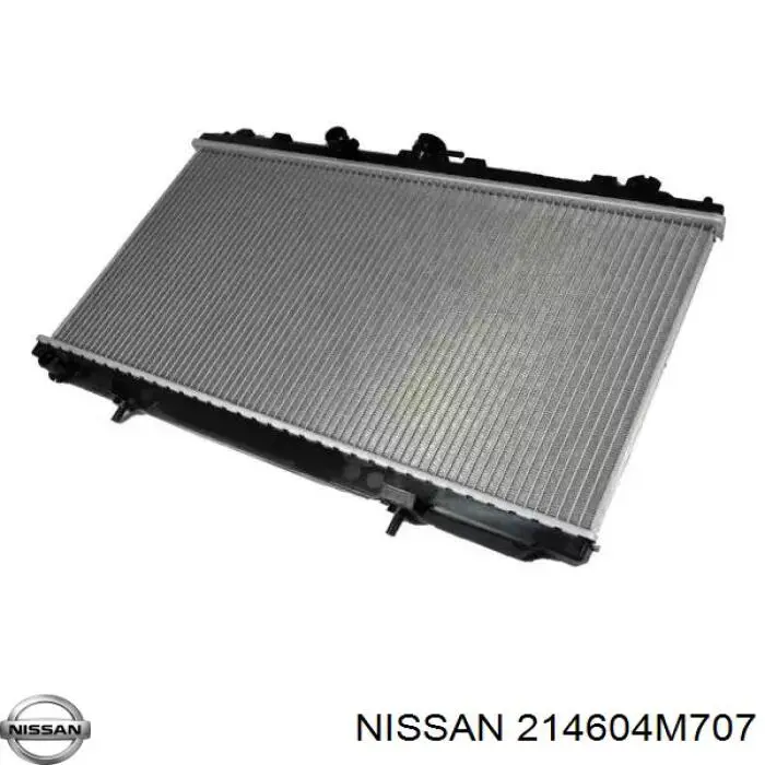 214604M707 Nissan radiador refrigeración del motor