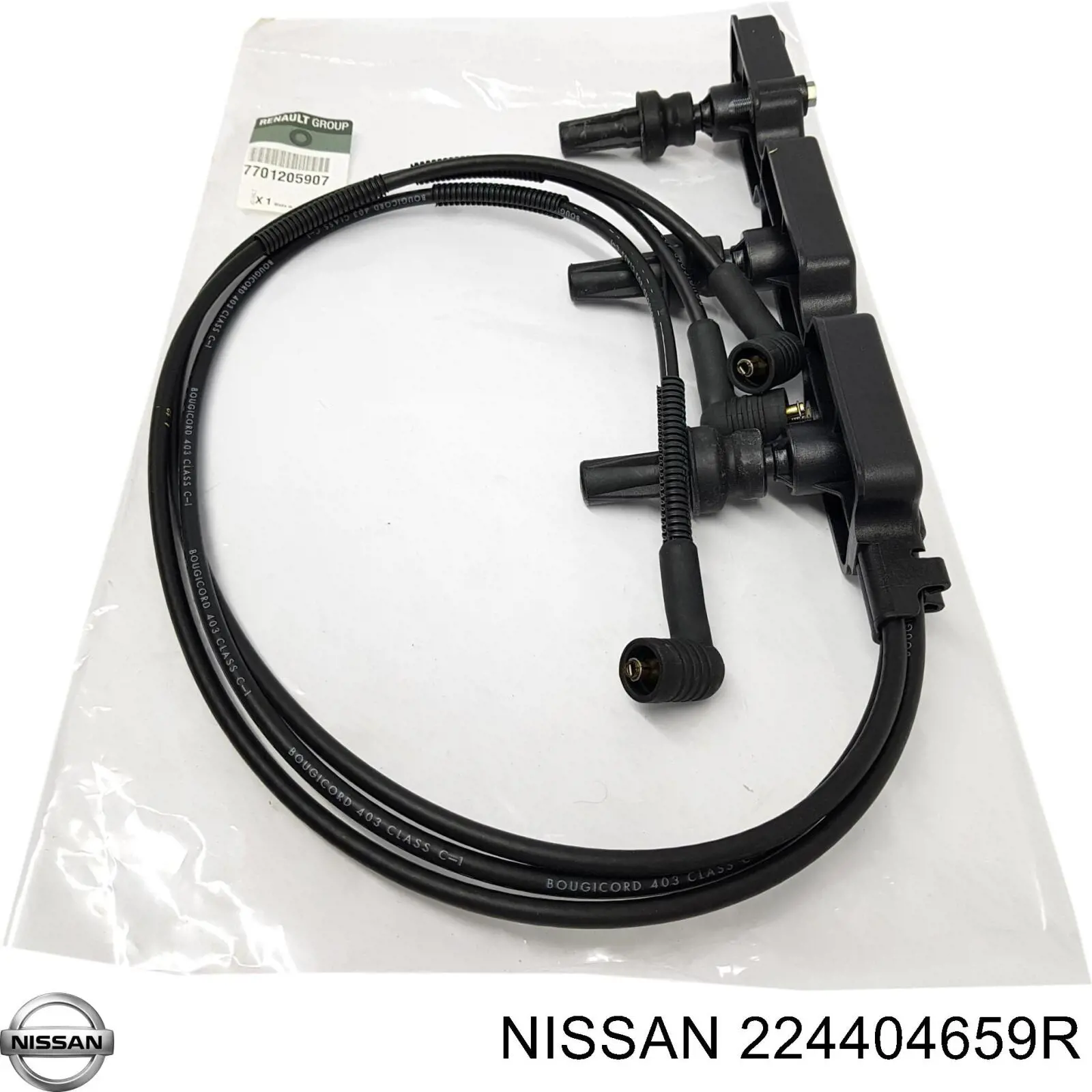 224404659R Nissan juego de cables de encendido