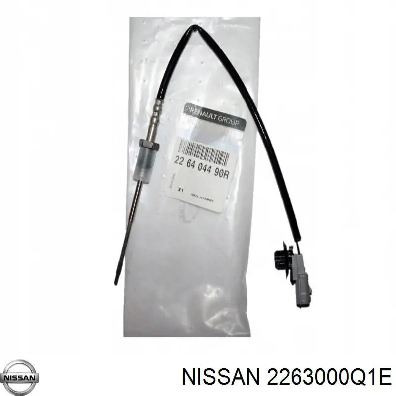 2263000Q1E Nissan sensor de temperatura, gas de escape, en catalizador