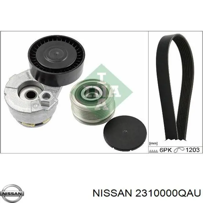 2310000QAU Nissan alternador