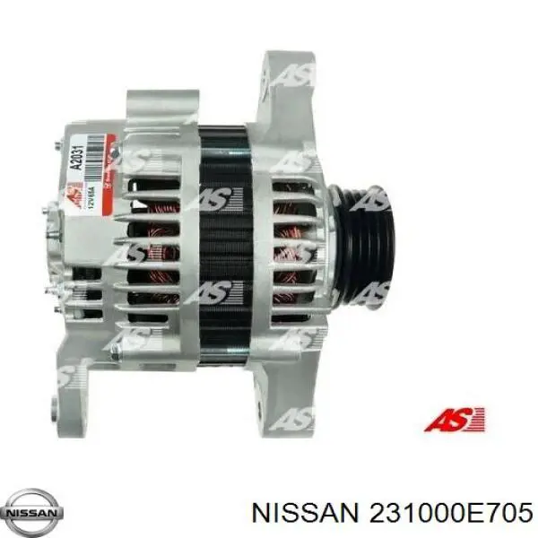 231000E705 Nissan alternador