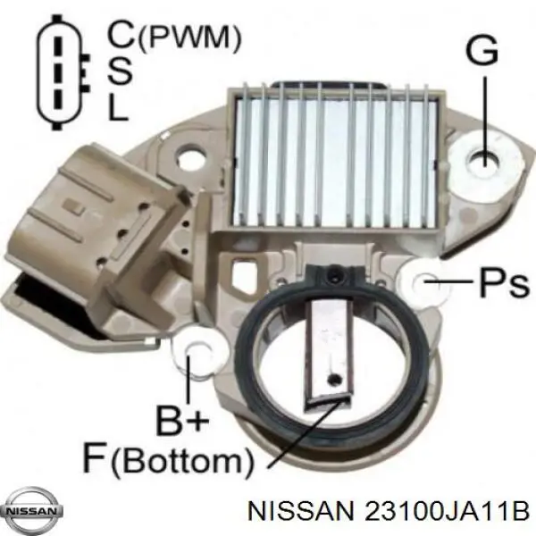 23100JA11B Nissan alternador