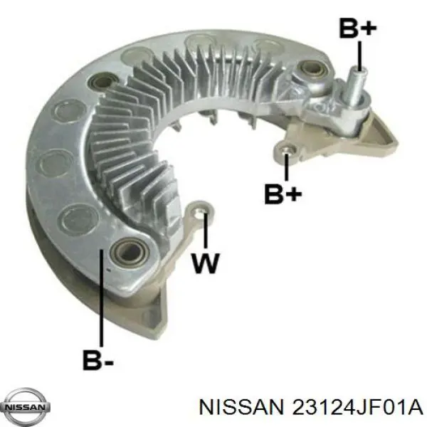 23124JF01A Nissan alternador diodo puente rectificador