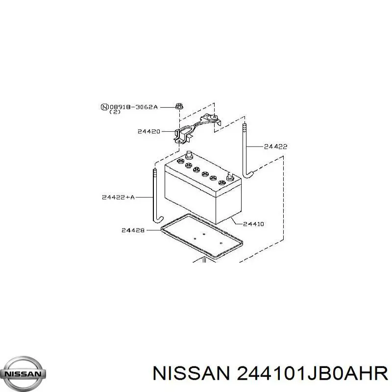 N25618520 Mazda batería de arranque