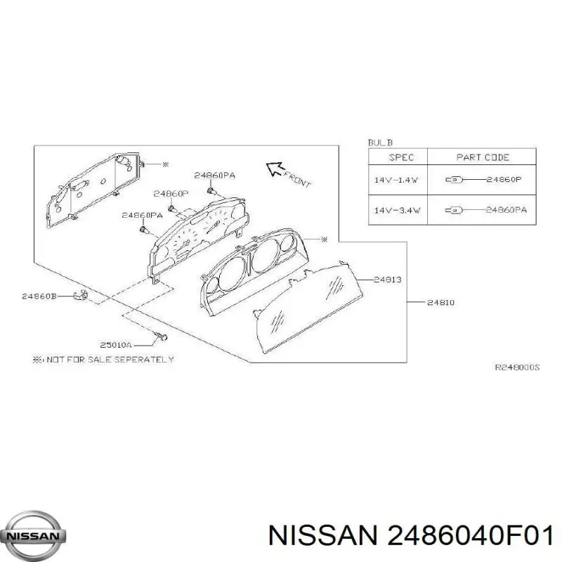 2486040F01 Nissan 