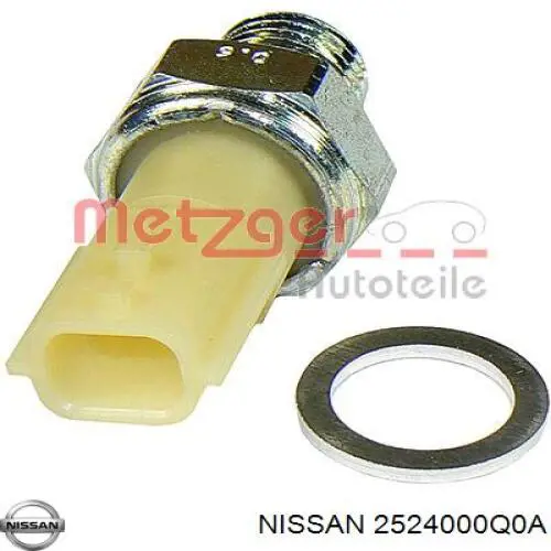 2524000Q0A Nissan indicador, presión del aceite