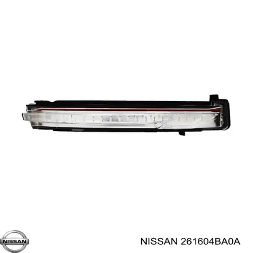  Luz intermitente de retrovisor exterior derecho para Nissan Qashqai 2 