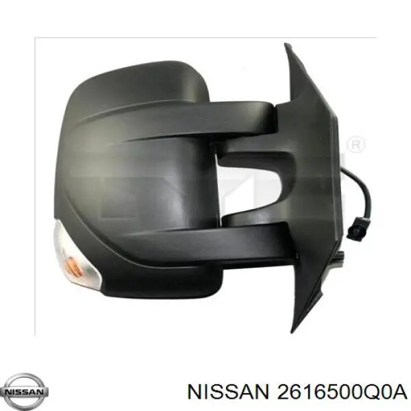 2616500Q0A Nissan luz intermitente de retrovisor exterior izquierdo