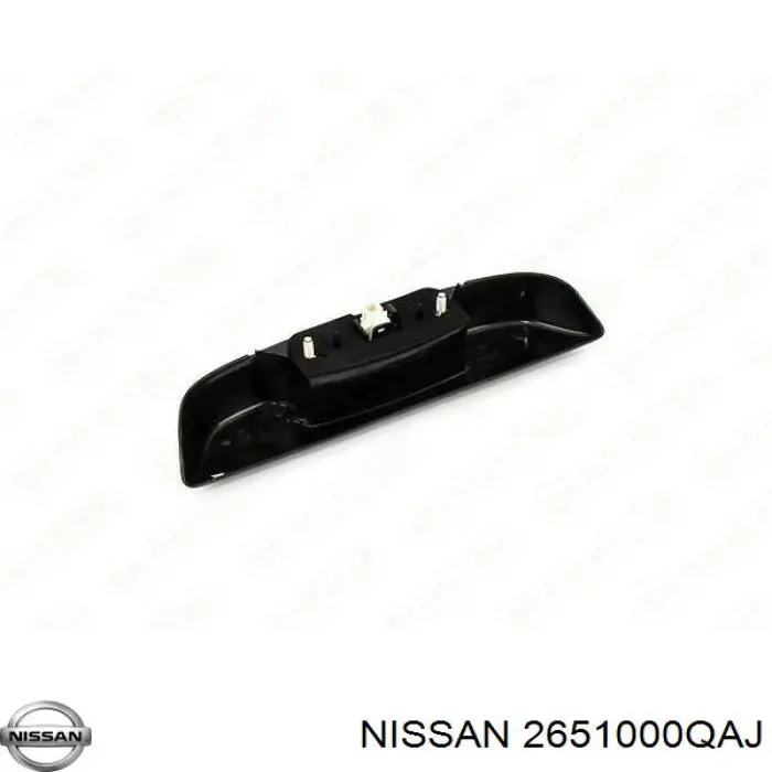 2651000QAJ Nissan piloto de matrícula