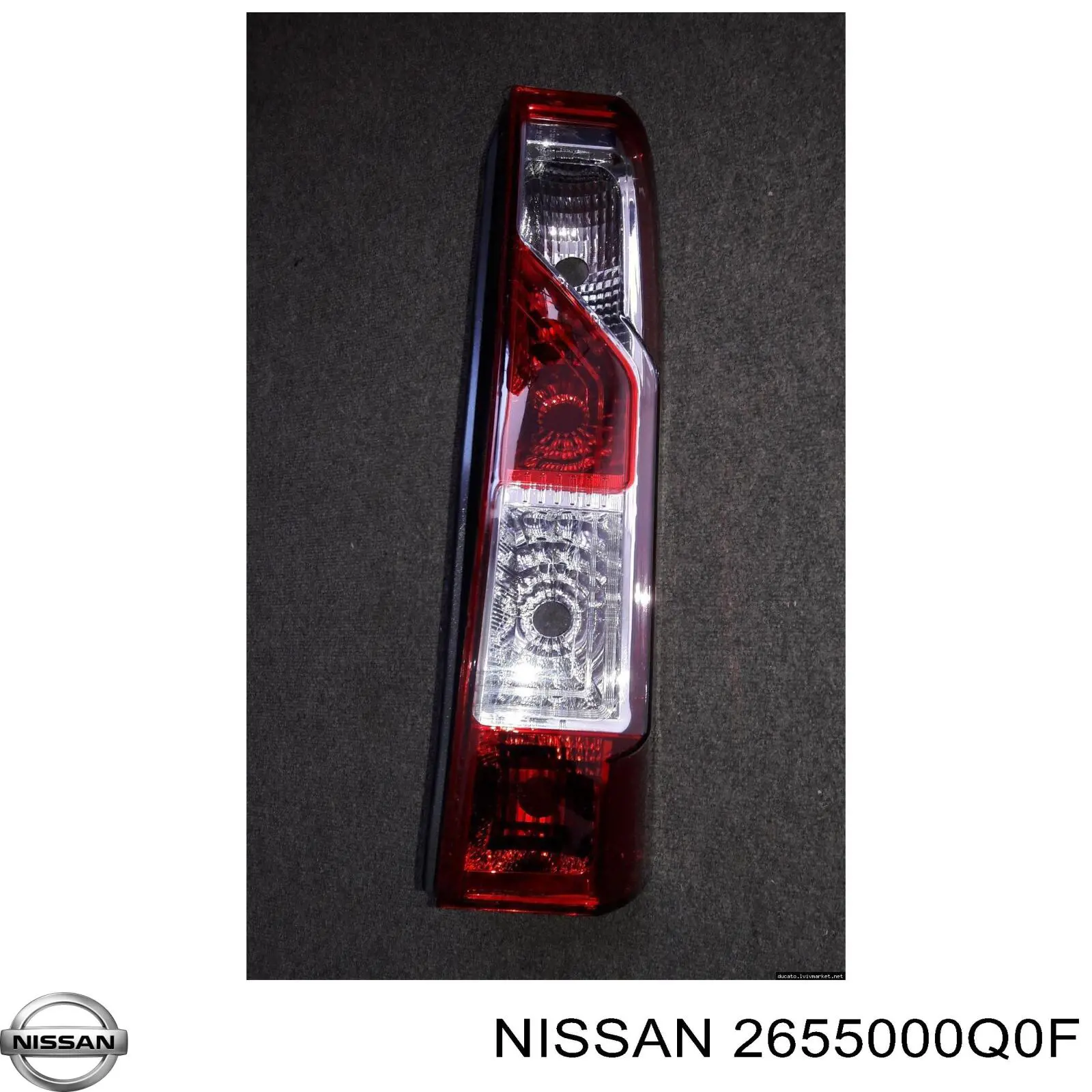 2655000Q0F Nissan piloto posterior derecho