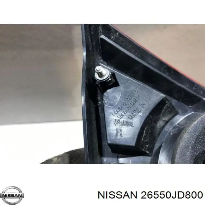  Piloto posterior interior derecho para Nissan Qashqai 1 