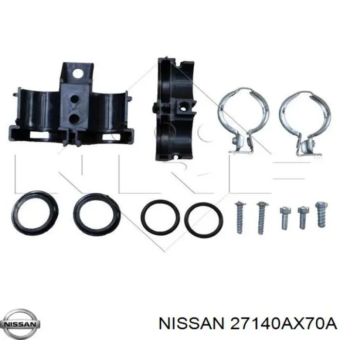  Radiador de calefacción para Nissan Note E11