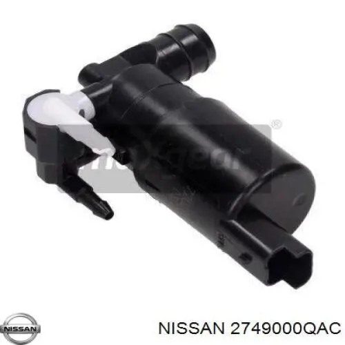 2749000QAC Nissan bomba de limpiaparabrisas delantera