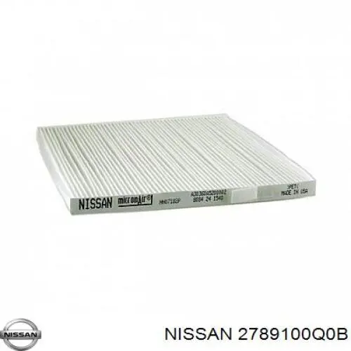 2789100Q0B Nissan filtro de habitáculo