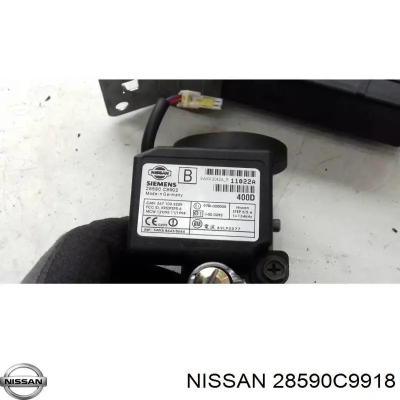  Antena ( anillo) de inmovilizador para Nissan Terrano 2 