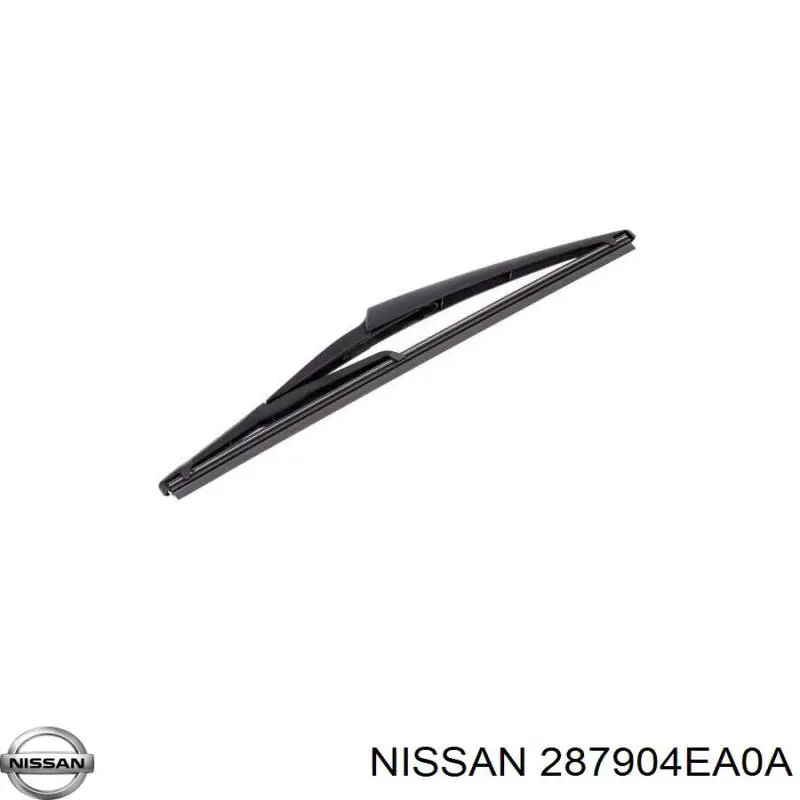 287904EA0A Nissan limpiaparabrisas de luna trasera