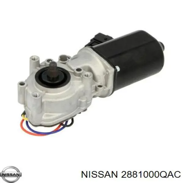 2881000QAC Nissan motor del limpiaparabrisas del parabrisas