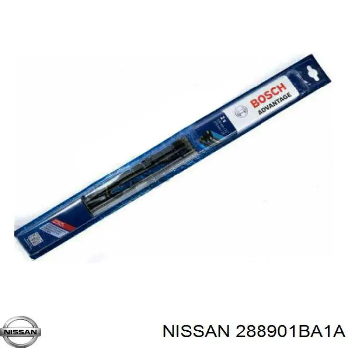 288901BA1A Nissan limpiaparabrisas de luna delantera copiloto