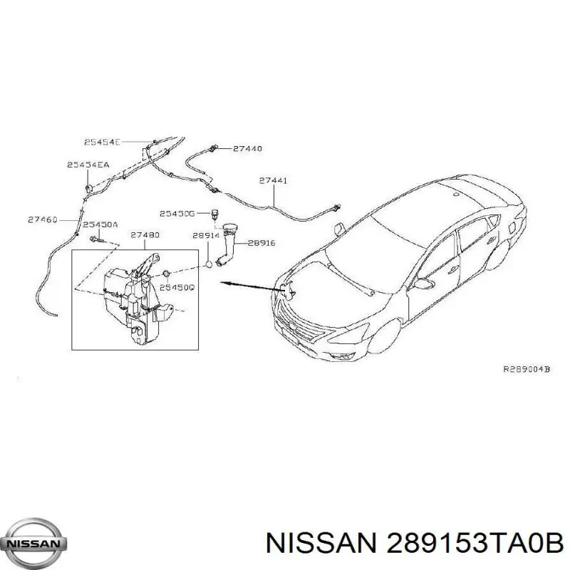 289153TA0B Nissan 