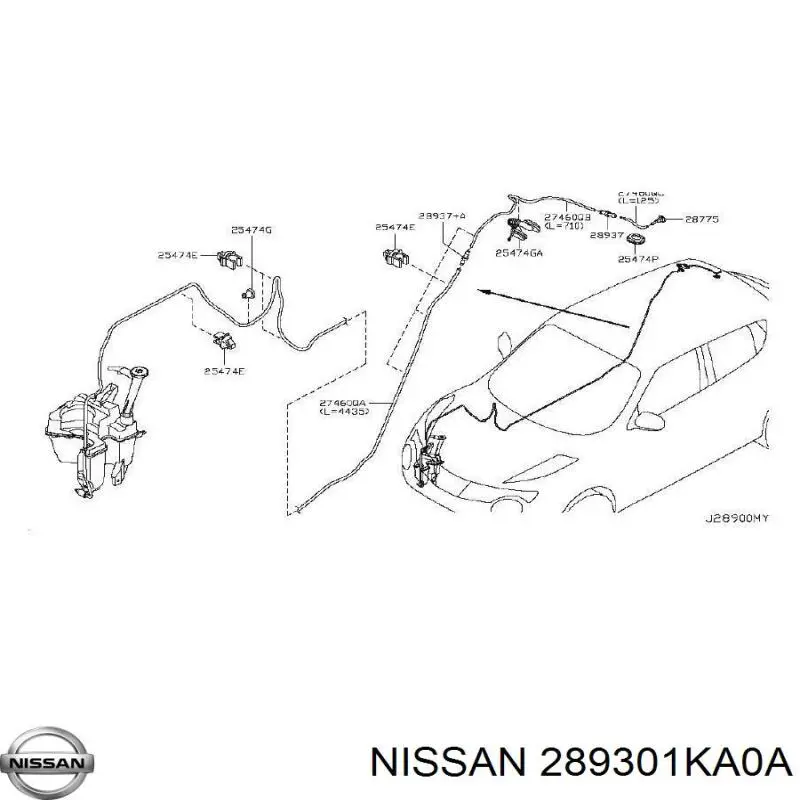 289301KA0A Nissan 