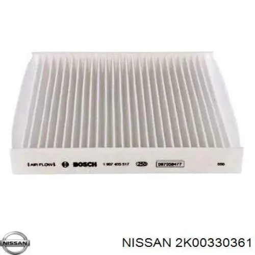 2K00330361 Nissan filtro de habitáculo