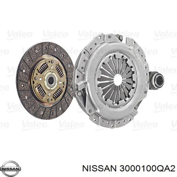 3000100QA2 Nissan kit de embrague (3 partes)