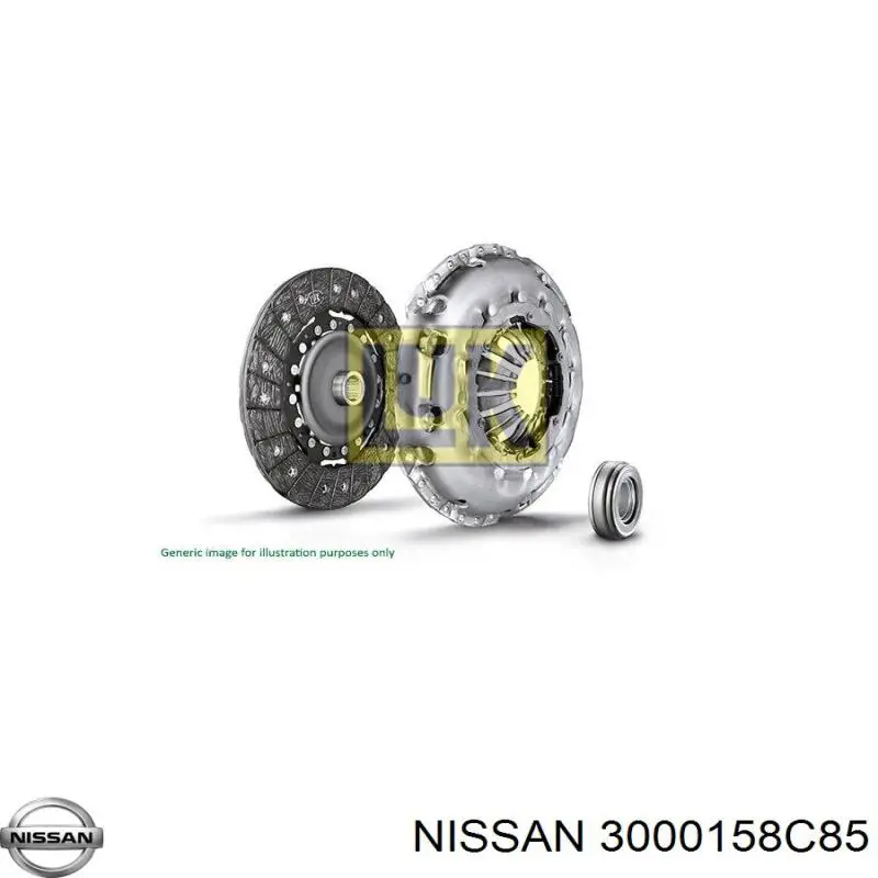 3000158C85 Nissan kit de embrague (3 partes)